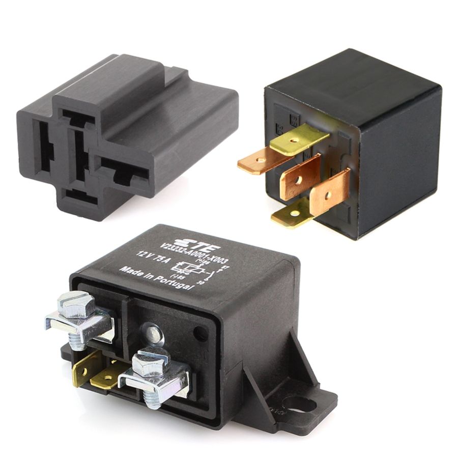 Hella Mini ISO Relays with Fuse - 12V DC, 15 Amp