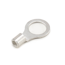 Ring Terminal, 12-10 Ga., 5/16 Stud Size, Non-Insulated  _side view 1
