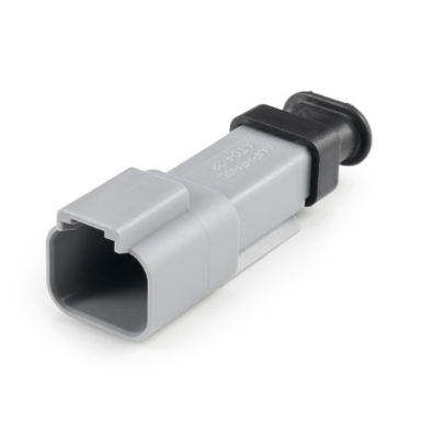 amphenol sine systems at06-2s-sr01gry 2-way at connector plug  _side view 1