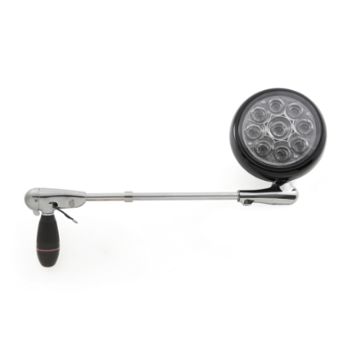 unity 94018-0002 led post-mount black spotlight