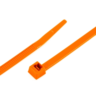 act al-07-50-3-c nylon cable tie, zip tie, 7.56 inch, 50 lbs, 100/bag, orange