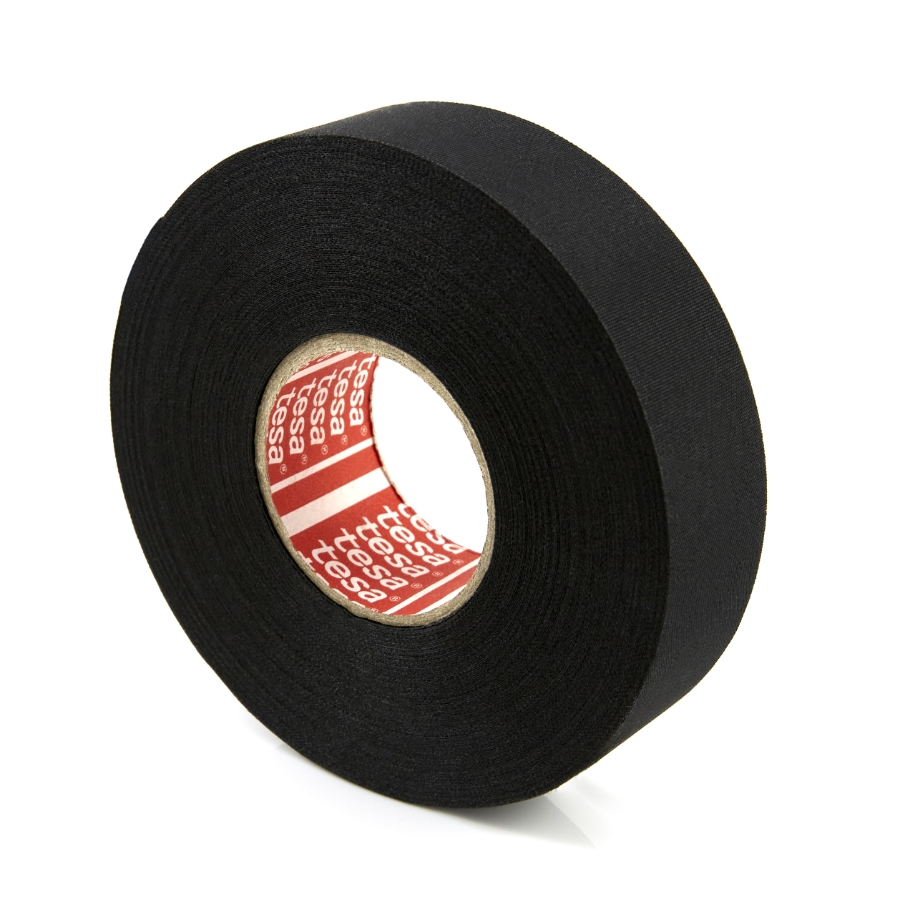 Tesa TS51036 1. Anti-Abrasion Wire Harness Tape, Black, PVDC7, 1" x 82'