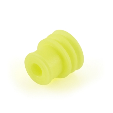 TE Connectivity 963245-1 Standard Power Timer Yellow Cable Seal, 12 Ga.