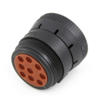 Amphenol Sine Systems AHD16-9-1939SE AHD 9-Pin Plug for Size 16 Contacts, Reduced Rear Seal