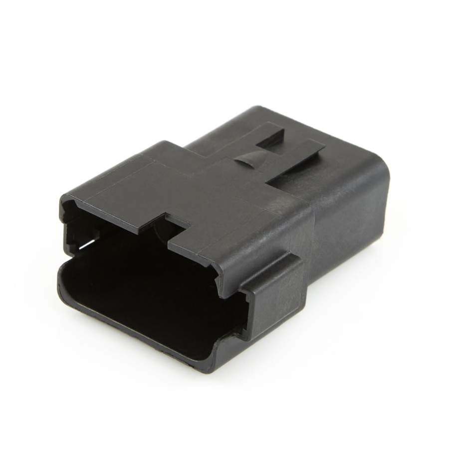 Amphneol Sine Systems AT04-12PA-BLK, 12-Way AT Receptacle Connector , DT04-12PA-E004 Compatible, Black, Keyed A
