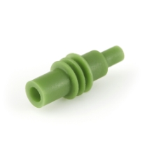 Aptiv 12010300 1-Way Cable Cavity Plug Seal, Round, Green
