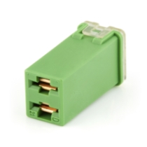 Littelfuse 0495040 JCASE Cartridge Style Fuse, 40A, 32VDC, Green