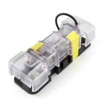 Blue Sea Systems 7720 AMI/MIDI Safety Fuse Block with Clear Cover, 200A, 32VDC