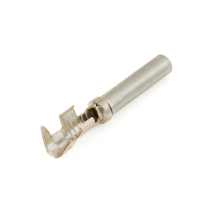 Amphenol Sine Systems AT62-16-0144 AT Female Socket Terminal, Size 16, 18-16 Ga., Gold, Rotated View
