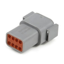 Amphenol Sine Systems ATM04-08PA 8-Way ATM Connector Receptacle, DTM04-08PA Compatible