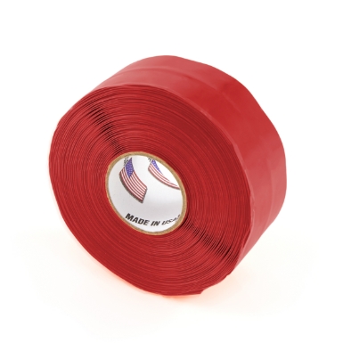 ftz industries 99201 self fusing silicone rubber tape, red, 1" x 20', 500 feet