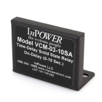 InPower VCM-03-10SA Time Delay Solid State Relay, On-Delay, 0-10 Seconds, 12VDC/15A