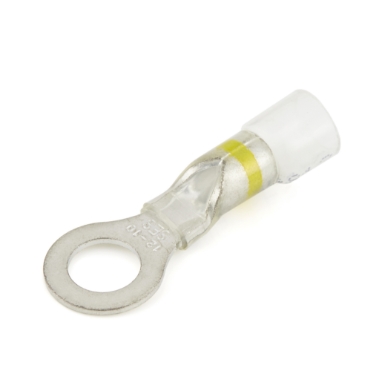 nspa os110-516 crystal clear heat shrink ring terminal, 12-10 ga.