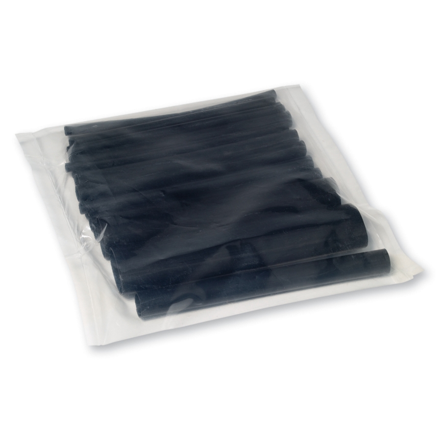 22260 Polyolefin Heat Shrink Pack, 6", Dual Wall, 20 Assorted PC, Black