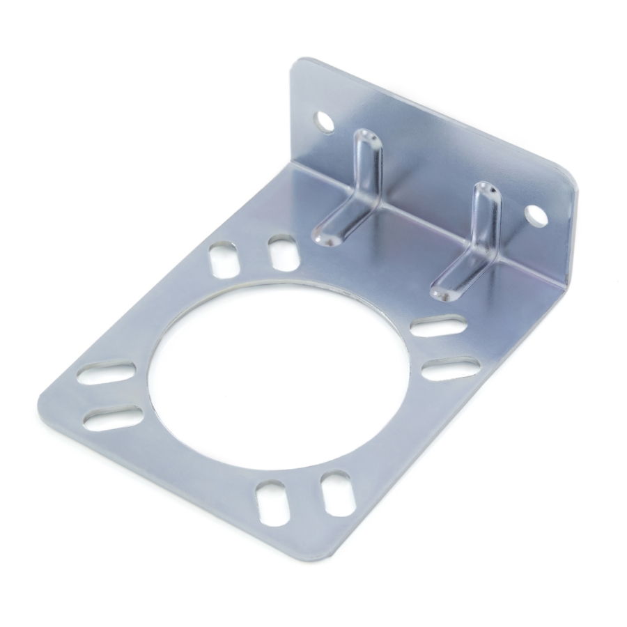 Pollak 12-701U RV Trailer Connector Bracket, Use with 7 or 9-Way RVDC Sockets