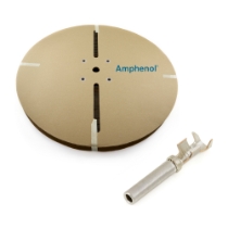 Amphenol Sine Systems AT62-16-0144 AT Female Socket Terminal, Size 16, 18-16 Ga., Gold, Reel