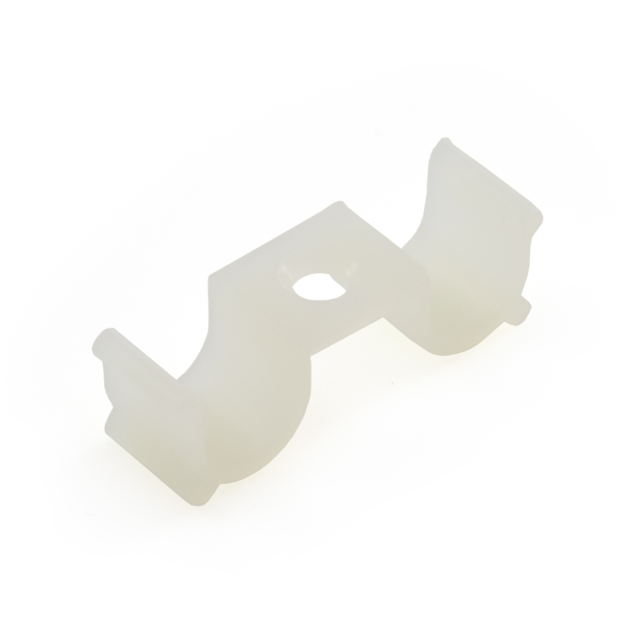 Essentra DHURCS-4-01 Cable Clamp Snap Rivet 6.4 mm Nylon 6/6 Natural