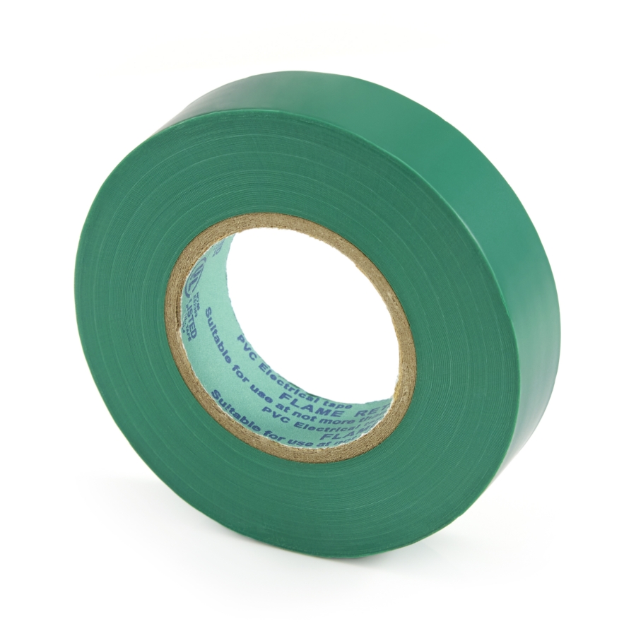 Electrical Tape Green 60' Roll 3/4" Wide