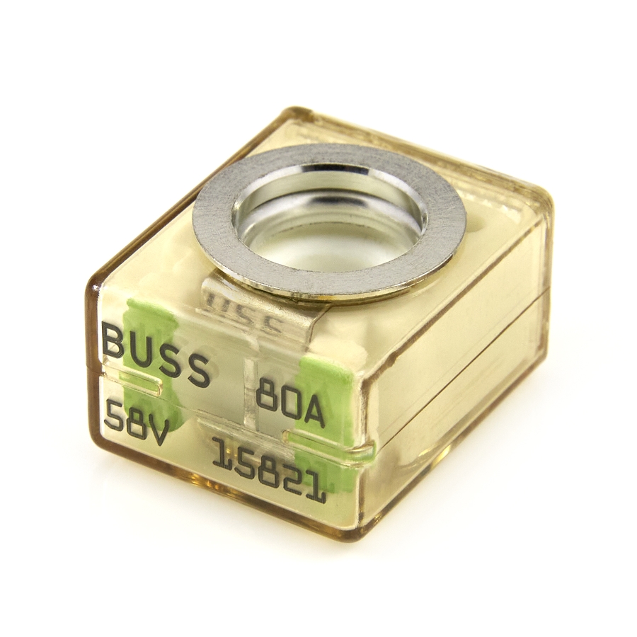 Eaton's Bussmann Series MRBF-80 Marine Rated Battery Fuse, 80A, 58VDC