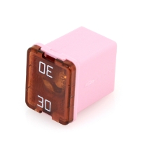 Littelfuse Low Profile Jcase Fuse, Cartridge Style, 30A, 58VDC, Pink, 0895030.Z