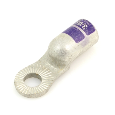tin-plated stackable battery lug 36376, 3/8 stud, 3/0 ga.