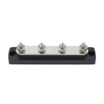 Blue Sea Systems 2303 Common BusBar, Four 1/4"-20 Studs, 150A, 300VDC, 48VDC