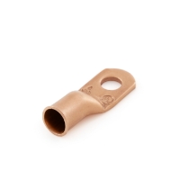 Standard Eyelet 36061, Bare Copper, 4 Ga., 1/4 inch Stud, Rotated View