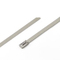 21400, 304 Stainless Steel Cable Tie, 7.9", 150 lbs., Bag of 100