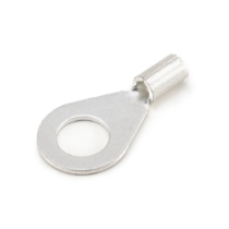 Ring Terminal, 16-14 Ga., 3/8 Stud Size, Non-Insulated  _side view 1