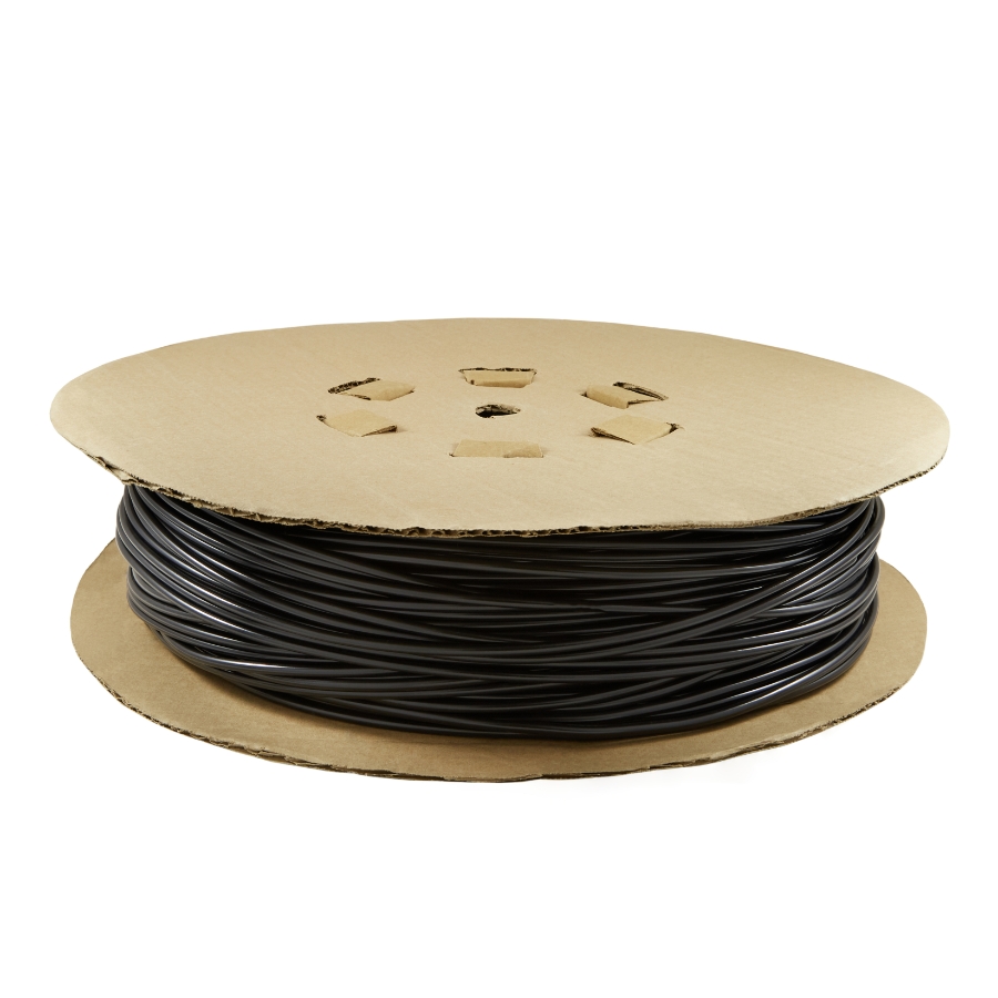 FTZ Industries 26505-BRL PVC CVN Heat Shrink, 2:1 Shrink Ratio, Spool Size 1000 ft, 3/16", Black