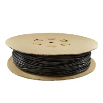 FTZ Industries 26505-BRL PVC CVN Heat Shrink, 2:1 Shrink Ratio, Spool Size 1000 ft, 3/16", Black