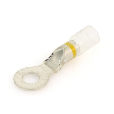 nspa os110-14 crystal clear heat shrink ring terminal, 12-10ga.