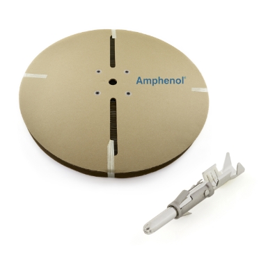 amphenol sine systems sp12a1t, stamped &amp; formed male pin 14-12 ga, tin plated, terminals on reel | waytek