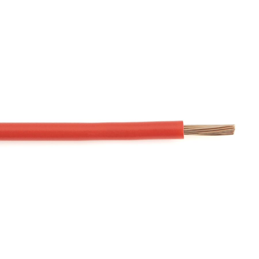 thumbnail interactive-video image 1 of ACDC 16 Gauge GXL Automotive Copper Wire – 25 FT – Black W/ Red Stripe – High Temp, SAE J-1128 1 of 3