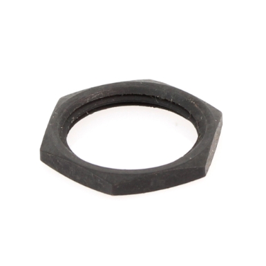 Carling Technologies 380-08606 Hex Face Nut, Black, 15/32" Threads