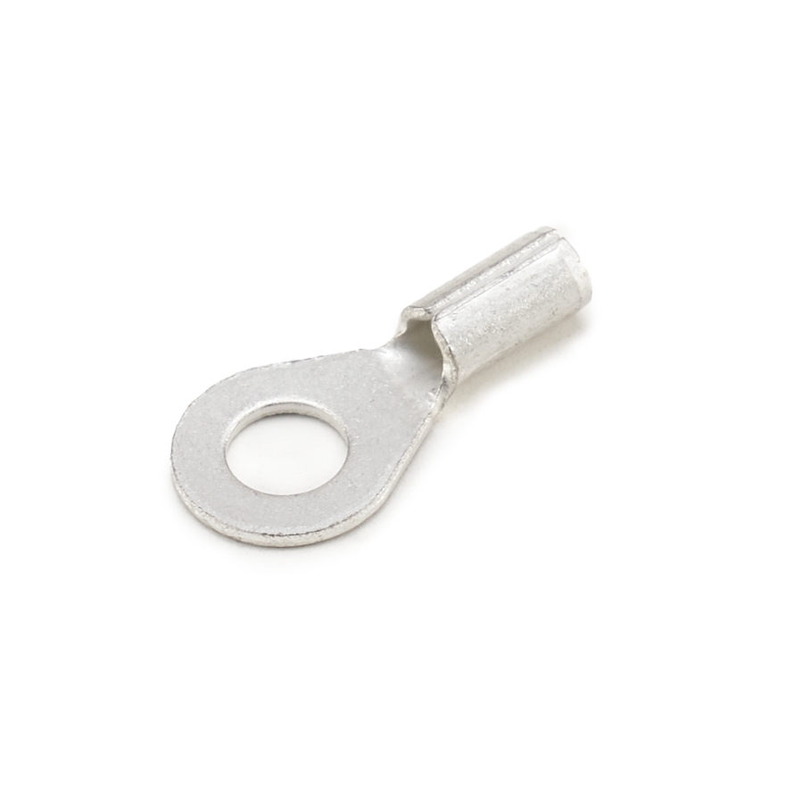 Ring Terminal, 22-18 Ga., #8 Stud Size, Non-Insulated