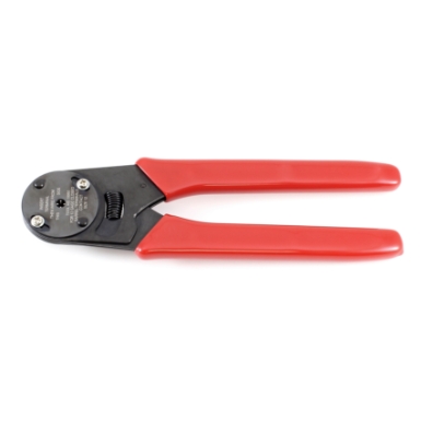 closed barrel terminal crimper, 12 ga., contact size 12, for solid machined terminals