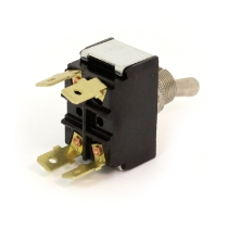 Cole Hersee 55017 Standard Heavy-Duty Metal Toggle Switch, DPST, On-Off