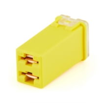 Littelfuse 0495060 JCASE Cartridge Style Fuse, 60A, 32VDC, Rotated View