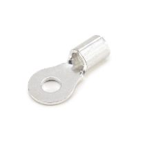 Ring Terminal, 8 Ga., #10 Stud Size, Non-Insulated