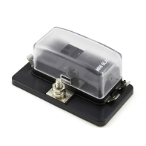 Mini / ATM Fuse Block 45605, 4 Fuse Position with Clear Cover