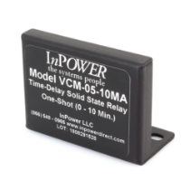 InPower VCM-05-10MA One Shot Solid State Relay, 0-10 Minutes, 12VDC/15A