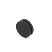 Essentra Components DGB-7 Diaphragm Grommet, 0.63", Black