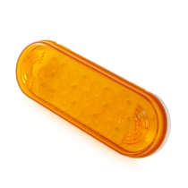 Grote 53963-3 Stop-Tail-Turn LED Light, 6.5 Oval