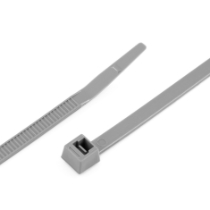 ACT AL-07-50-8-C Nylon Cable Tie, Zip Tie, 7.56 inches, 50 lbs, 100/Bag, Gray