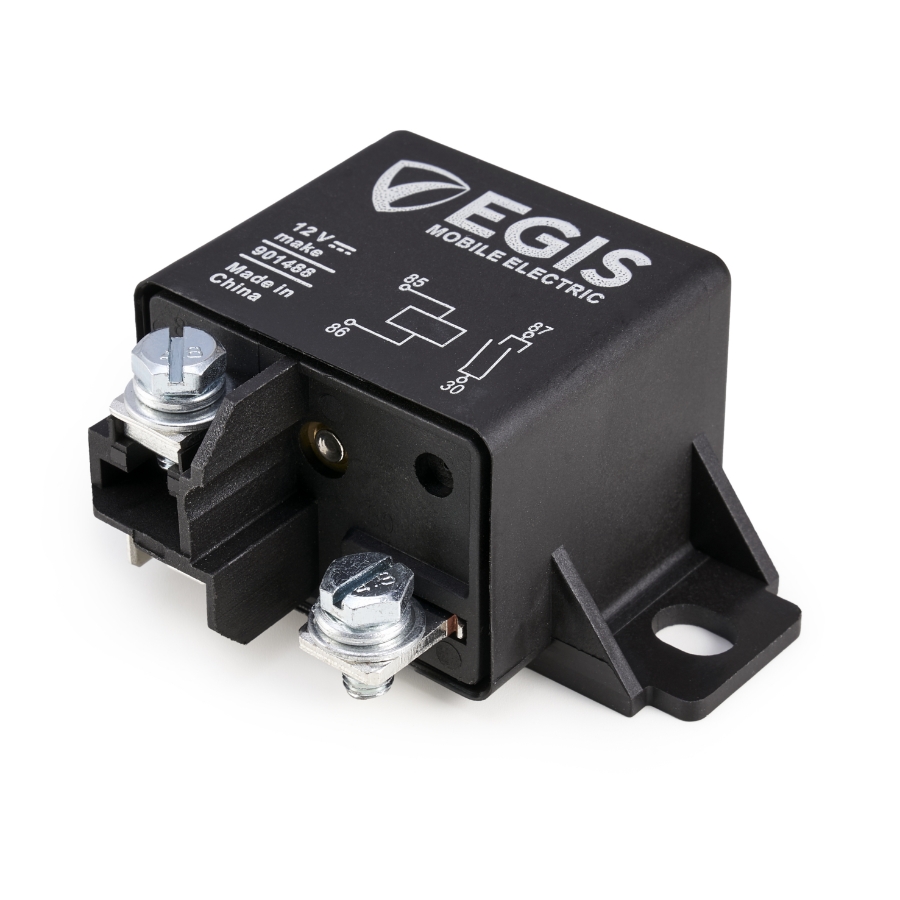 Egis Mobile Electric 901488 Power Relay, 12VDC, SPST, 75A, Dual Contact