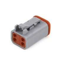 Amphenol Sine Systems AT06-4S 4-Way AT Connector Plug, DT06-4S Compatible