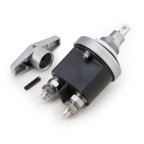OptiFuse HDB6-1A-3-T Battery Disconnect Switch, 500A, 12VDC, Rotated View