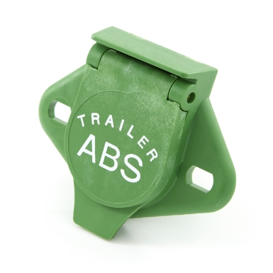 Cole Hersee 12080-11 ABS 7-Pole Tractor-Trailer Socket Connector, Green