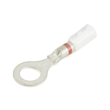 nspa os116-516 crystal clear ring heat shrink terminal, 22-18 ga.